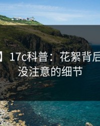【震惊】17c科普：花絮背后7个你从没注意的细节