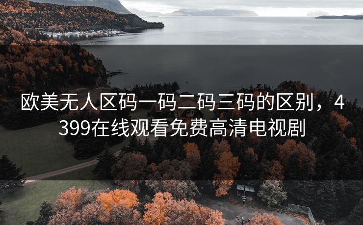 欧美无人区码一码二码三码的区别，4399在线观看免费高清电视剧
